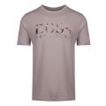 Casual Mens Beige Tauch 1 Branded S/s T Shirt 42561 by BOSS from Hurleys