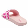 Womens Pink Branded Logo Slides 51100 by Versace Jeans Couture from Hurleys