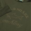 Mens Khaki Tonal Logo Shark Fit S/s T Shirt 32824 by Paul And Shark from Hurleys