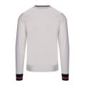 Womens Snow White Lightweight Tipped Sweat Top 42963 by Fred Perry from Hurleys