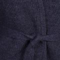 Womens Navy Blazer Melange Visuril Wrap Short Cardigan 77318 by Vila from Hurleys