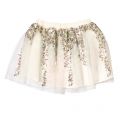 Baby White Sequin Detail Skirt