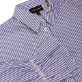 Womens Blue Striped Blouse 19862 by Emporio Armani from Hurleys