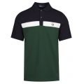 Mens Ivy Contrast Panel S/s Polo Shirt 38154 by Fred Perry from Hurleys