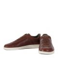 Mens Cognac Bushtail Leather Trainers 102188 by Barbour from Hurleys