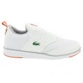 Mens White Light Trainers 7289 by Lacoste from Hurleys