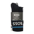 Mens Miscellaneous 3 Pack Ribbed Stripe Socks 109745 by BOSS from Hurleys