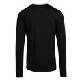 Mens Black Twin Tipped L/s T Shirt 77424 by Fred Perry from Hurleys