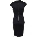Womens Black Chayad Neoprene Suit Dress