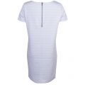 Womens Blue And White Vitinny Striped S/s Dress 18459 by Vila from Hurleys