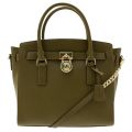 Womens Olive Hamilton Large Satchel 8847 by Michael Kors from Hurleys