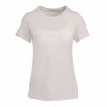 Womens Soft Cream Institutional Logo Slim Fit S/s T Shirt 78086 by Calvin Klein from Hurleys
