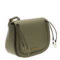 Womens Green Whipstitch Saddle Xbody 26951 by Love Moschino from Hurleys
