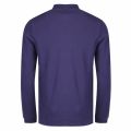 Mens Navy Ottoman L/s Polo Shirt 33311 by Lyle & Scott from Hurleys
