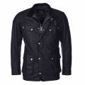 Mens Navy Duke Waxed Jacket 31501 by Barbour International from Hurleys