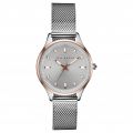 Womens Silver & Rose Gold Mesh Strap Watch 10094 by Ted Baker from Hurleys