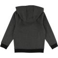 Boys Anthracite Tipped Hooded Zip Sweat Top 28391 by BOSS from Hurleys