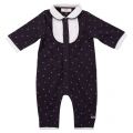 Baby Navy Romper & Hat Set 19795 by Armani Junior from Hurleys