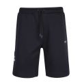Athleisure Mens Navy/Gold Headlo Sweat Shorts 77917 by BOSS from Hurleys