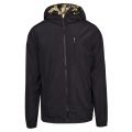 Mens Black Reversible Hooded Jacket 41758 by Versace Jeans from Hurleys