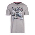 Mens Grey Marl Litall S/s T Shirt 50864 by Ted Baker from Hurleys