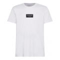 Mens Bright White Chest Box Logo S/s T Shirt 86890 by Calvin Klein from Hurleys