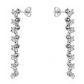 Womens Silver Elecia Princess Sparkle Earrings 32981 by Ted Baker from Hurleys