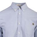 Mens Blue Caplet Oxford L/s Shirt 98349 by Ted Baker from Hurleys