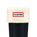 Womens Cream Short Fleece Wellington Socks 6030 by Hunter from Hurleys