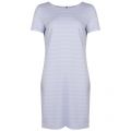 Womens Blue And White Vitinny Striped S/s Dress 18457 by Vila from Hurleys