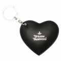 Womens Black Emma Heart Keyring 36318 by Vivienne Westwood from Hurleys