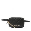 Womens Black Ocarina Quilted Belt Bag 53837 by Valentino from Hurleys