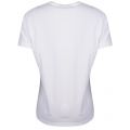 Womens White Logo Branded S/s T Shirt 24837 by Replay from Hurleys