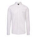 Casual Mens White Mabsoot_1 L/s Shirt 88864 by BOSS from Hurleys