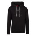 Mens Black Duture Bowie Hooded Sweat Top 56888 by HUGO from Hurleys