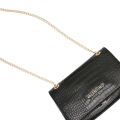 Womens Black Grote Croc Shoulder Bag 78132 by Valentino from Hurleys