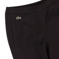 Mens Black Branded Tape Sweat Pants 48804 by Lacoste from Hurleys