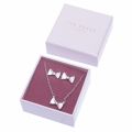 Womens Silver Twizelle Tux Bow Gift Set 40614 by Ted Baker from Hurleys