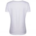 Womens Optical White Graffiti Logo S/s T Shirt 21417 by Love Moschino from Hurleys