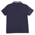 Boys Navy Tipped Logo S/s Polo Shirt 48157 by EA7 from Hurleys