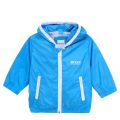 Toddler Bright Blue Branded Hooded Packaway Jacket 56027 by BOSS from Hurleys