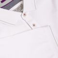 Mens White Pug Tipped S/s Polo Shirt 23676 by Ted Baker from Hurleys