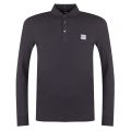 Casual Mens Black Passerby L/s Polo Shirt 28601 by BOSS from Hurleys
