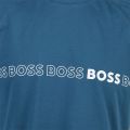 Mens Medium Blue Repeat Logo Beach Slim Fit S/s T Shirt 108701 by BOSS from Hurleys