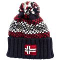 Mens Blue Marine Frei Knitted Hat