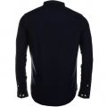Mens Dark Sapphire Oxford Slim Fit L/s Shirt 61640 by Original Penguin from Hurleys