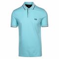 Athleisure Mens Mint Paul Tipped Slim Fit S/s Polo Shirt 36918 by BOSS from Hurleys