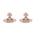 Womens Pink Gold Sorada Bas Relief Earrings 47214 by Vivienne Westwood from Hurleys