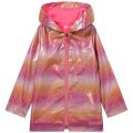 Girls Pink/Orange Multi Glitter Raincoat 104428 by Billieblush from Hurleys