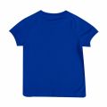 Boys Baya Blue Oversized Logo S/s T Shirt 80603 by Moschino from Hurleys